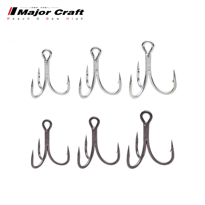 MajorCraft Japan Horse Brand Three Hooks TREBLE HOOK Sea Fishing Lure Iron Plate Hook Freshwater Anchor Hook