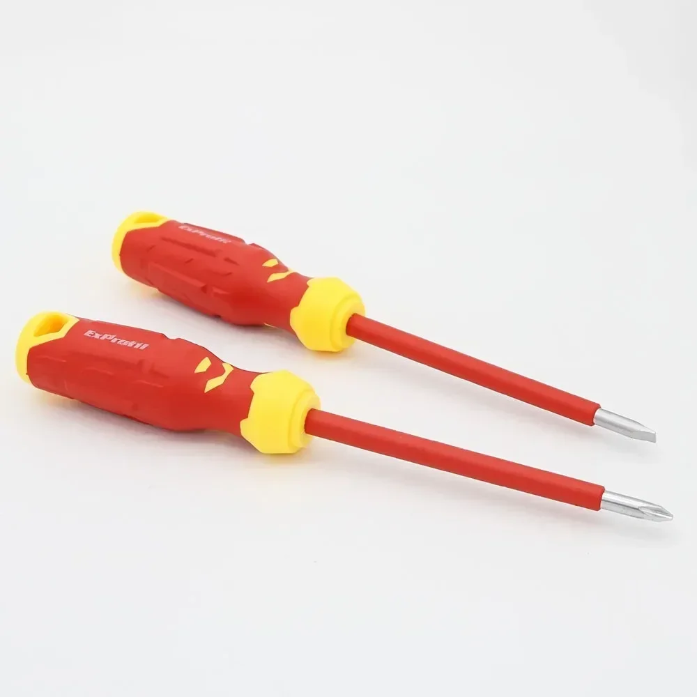 230mm VDE Insulated Electricians 6.5mm Slotted Phillips Head Screwdriver With VDEHandle For Electrician Maintenance