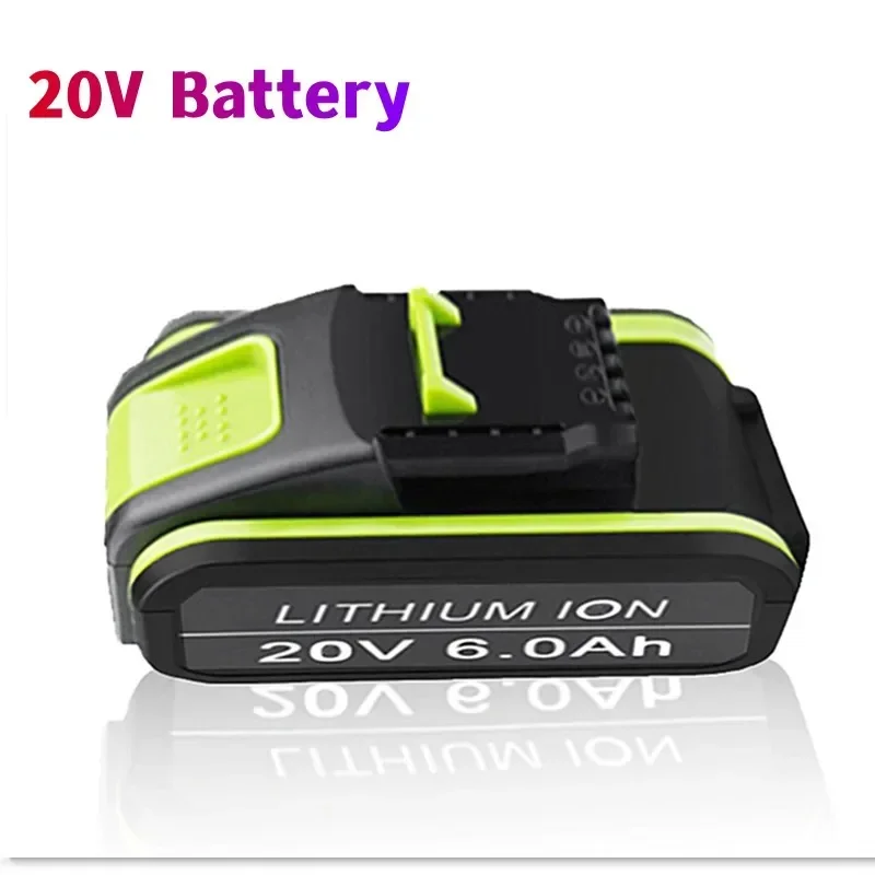 

Lithium Ion Battery 20V 6.0Ah WA3551, WA3553, WA3551, WA3556, WA3572, WA3641, WA3553. Suitable for All Power Tools Worx