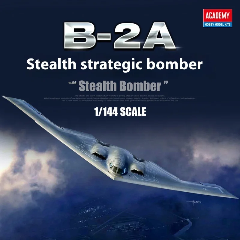 

Pre Sale Of Adme 1/144 Assembled Aircraft Us Air Force B-2a "Phantom" Subsonic Stealth Strategic Bomber Assembled Model Toy