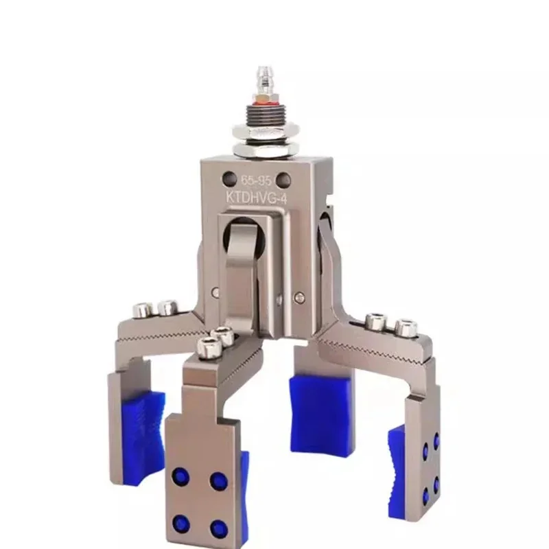 

Pneumatic Fixture Cylinder Four Claw Clamp with Sensor Switch Mechanical Arm MINI Gripper Finger Cylinder Water Spout Clip