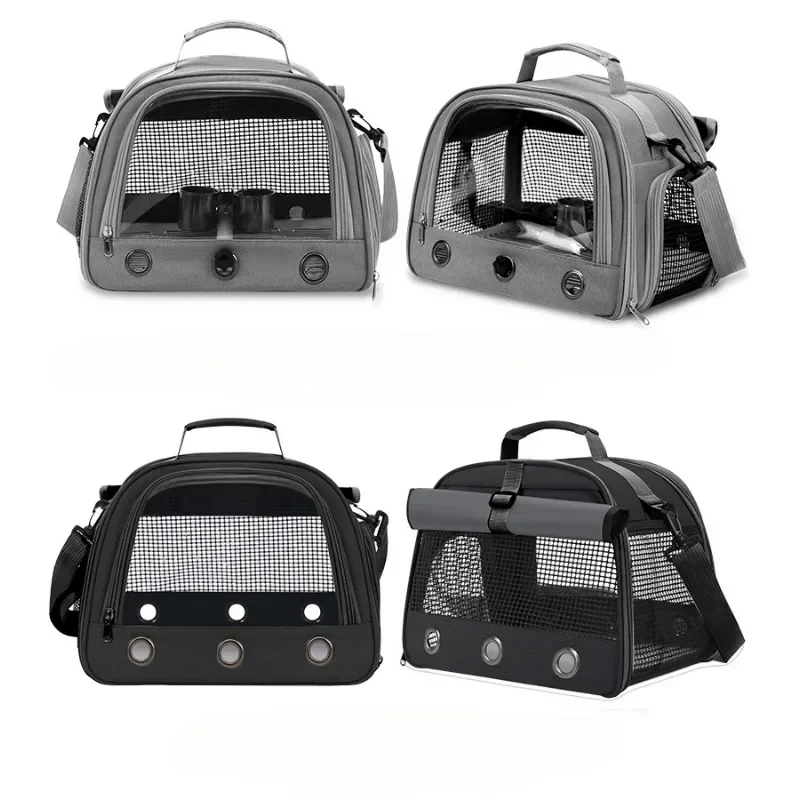 

NEW Parrot Cage Breathable Pet Bird Carrier Bag Bird House with Perch Tray Curtain Birdcage Parrot Carrier Bird Nest