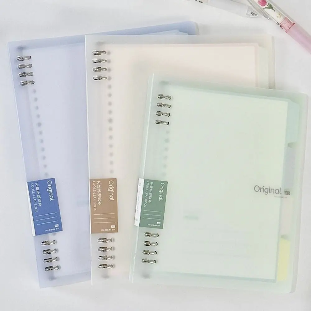 Notebook Binder Ring para escritório e escola, lista de afazer, livro de planejador, alta qualidade, A5, B5