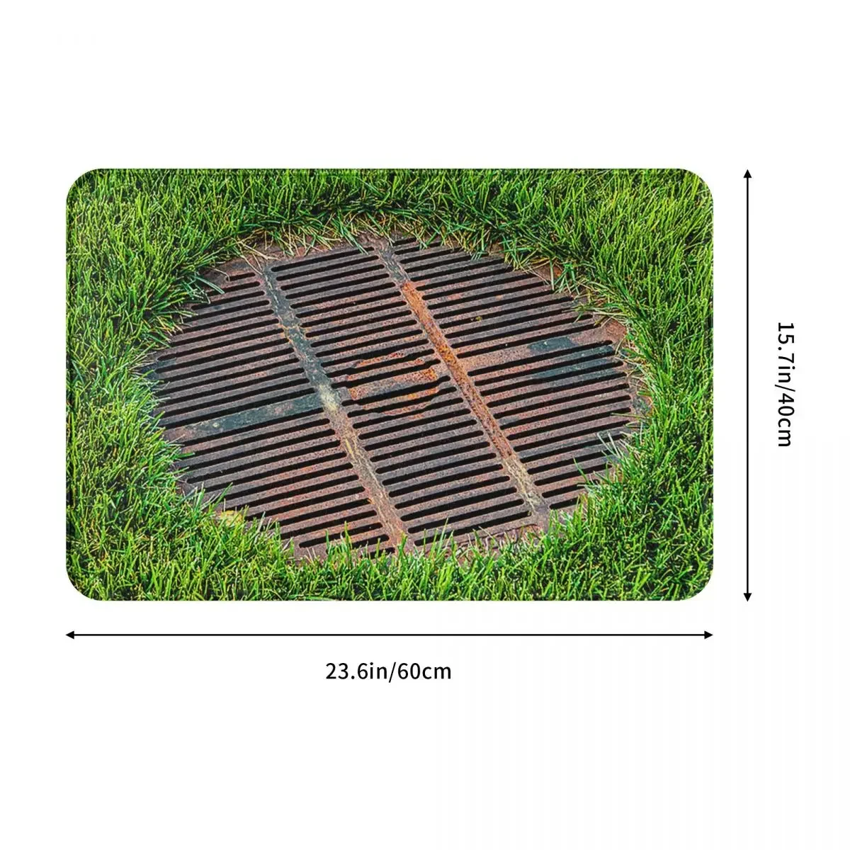 Funny 3D Traps Manhole Cover Entrance Doormat Home Decor Anti-slip Bathroom Floor Mat Kitchen Hallway Carpet for Living Room