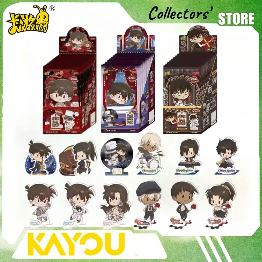 Kayou Official Detective Conan Reasoning Series Acrylic Stand Figure Box, Cute Anime Character Collectible Desktop Ornament