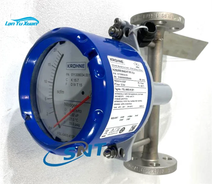 

Krohne 1/2" Stainless Steel Variable Area Flow Meter H250/RR/M40/HT/R1-Ex