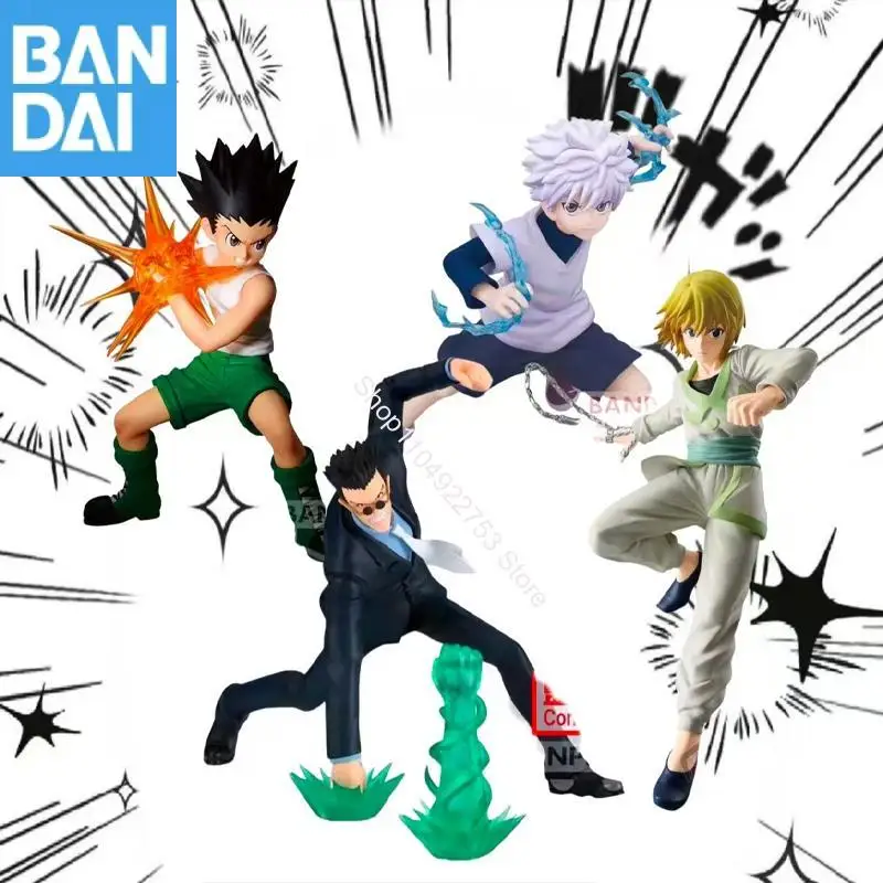 

BANDAI NAMCO BANPRESTO HUNTER HUNTER Vibration Stars Kurapika Killua Zoldyck Gon Leorio Figure Model in stock Genuine Gift Toy