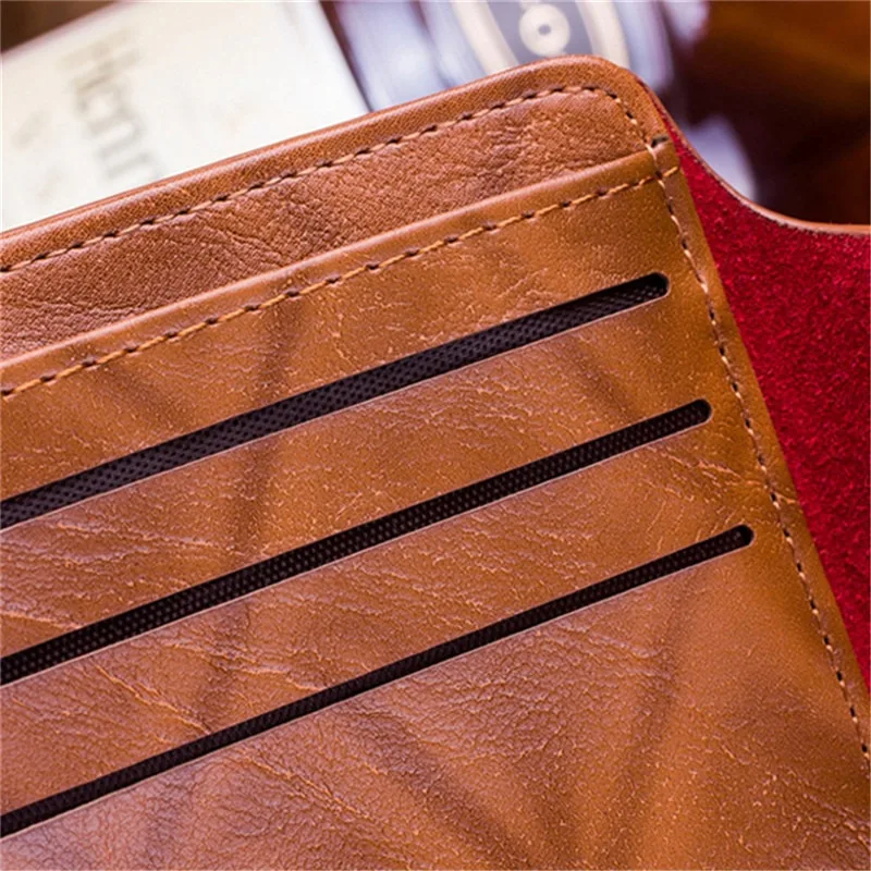 Lederen Heren Portemonnee 2022 Dollar Prijs Portemonnee Casual Clutch Geldtas Creditcardhouder Mode Nieuwe Billetera Hombre