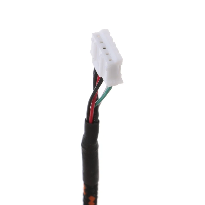 Nylon USB Mouse Cable Line Replacement Wire Orange, White For Steelseries KANA Special Mouse Lines Best Replacement