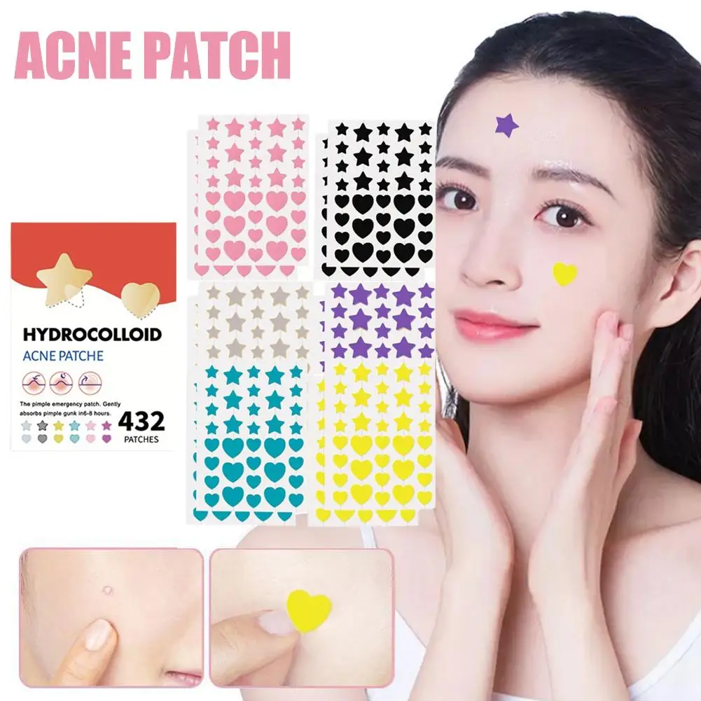 Large Size~Star Care Acne Patch Mild Does Not Stimulate Acne Improve Closed Accessories Mouth Muscle Acne Acne Fade C7N0