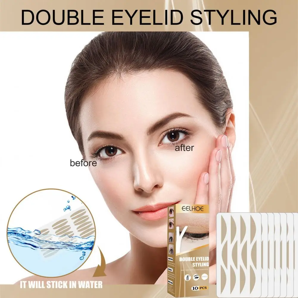 Enhance Eye Appearance with Double Eyelid Tape Super Sticky Natural Double Eyelid Tape Long-lasting for Hooded for Women