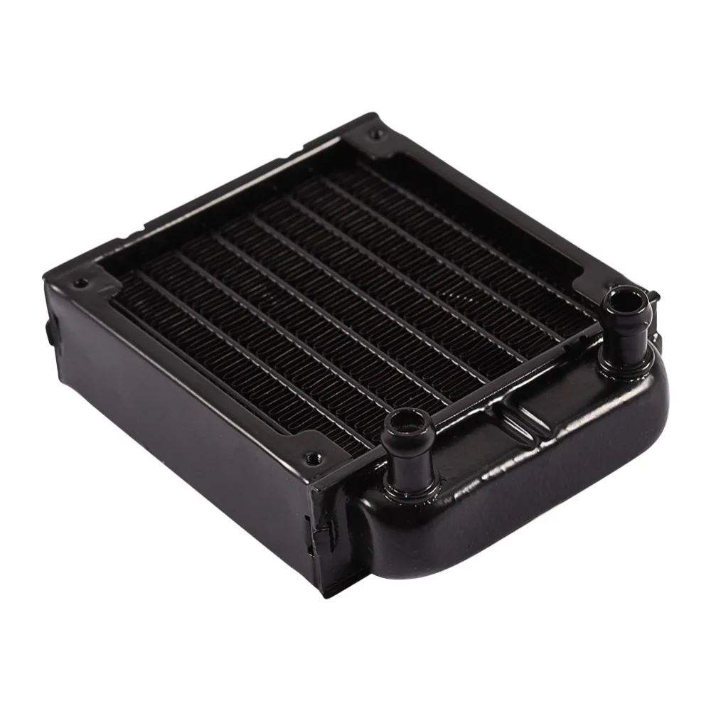 

Low Noise 80MM Row Aluminum Radiator 8 Flat Tubes High Performance CPU Heat Sink Water Cooling Radiator VGA Water Cool System