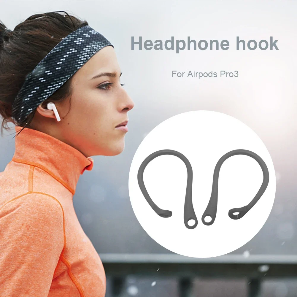 Ear Hooks Ergonomic Wireless Headset Ear Hooks Lightweight Anti Lost Outdoor Cycling Headset Accessories for Airpods Pro3