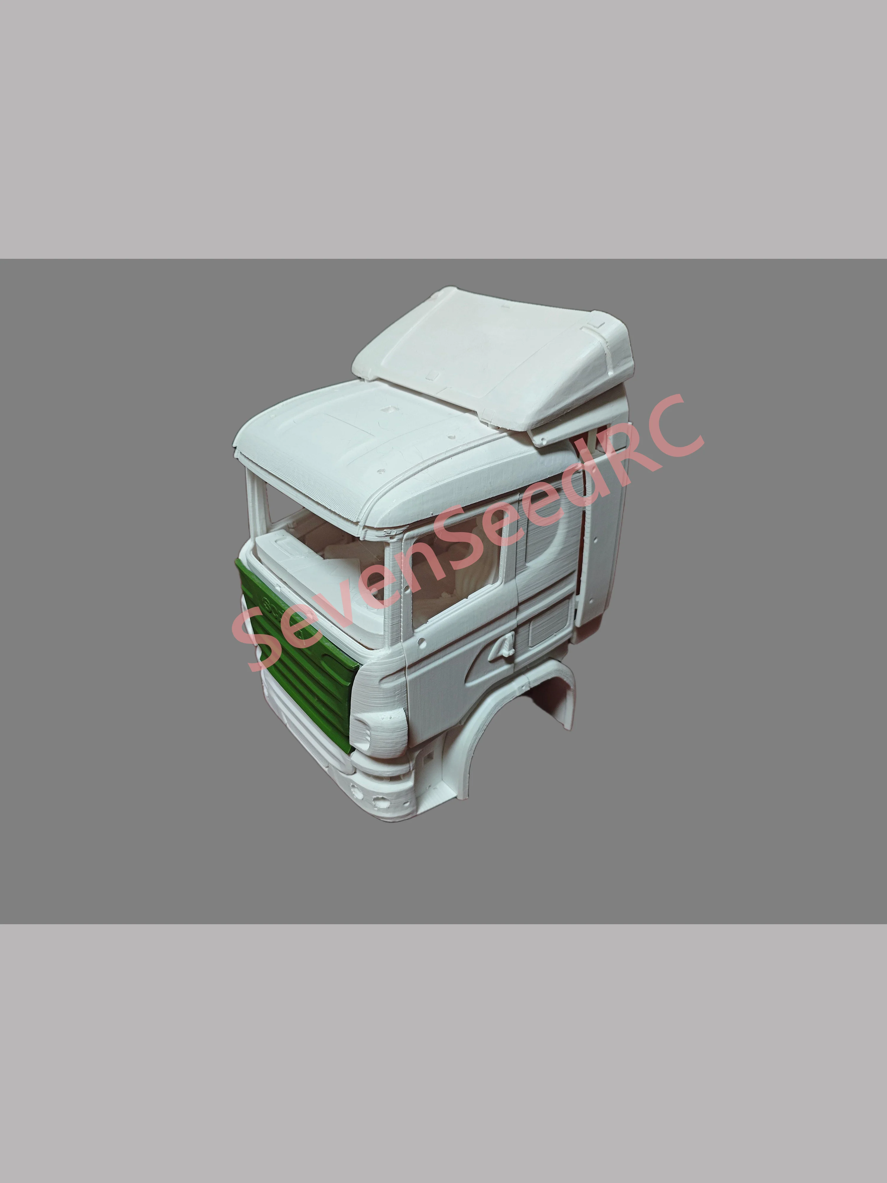 3d Printed Truck Cab R440 1/14 For Tamiya Fmx Static Dot Model JDM Lesu Lxy Scaleclub SCX10 trx6 Crossrc nt jt4