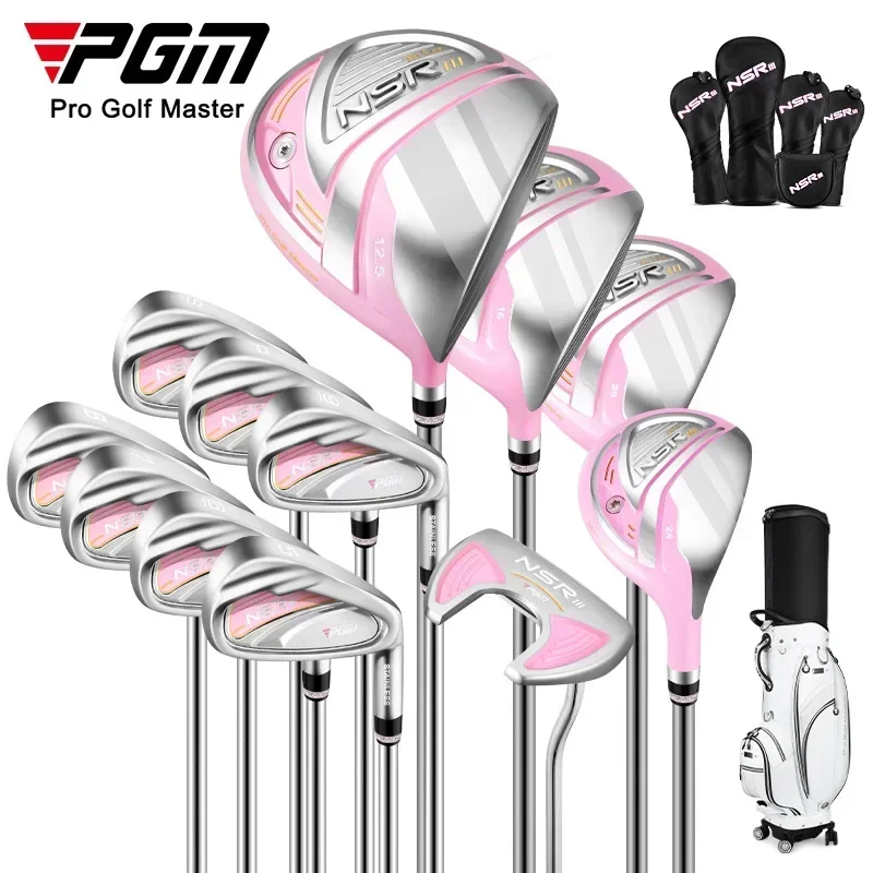 PGM Women\'s Golf Club Set, Complete Set of Women\'s Professional Club Set, High Rebound Combination Set of Golf Clubs LTG041