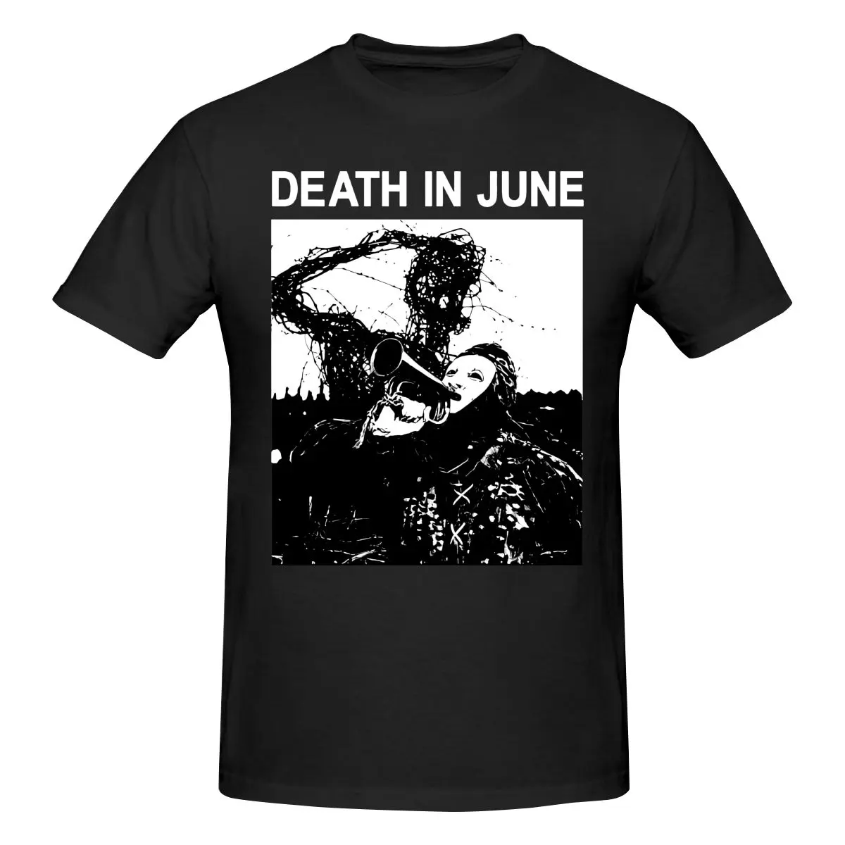 Death In June Last Little To T Shirt Men Vintage Washed  Cotton For Men Streetwear Harajuku Male T-Shirt 2024 New