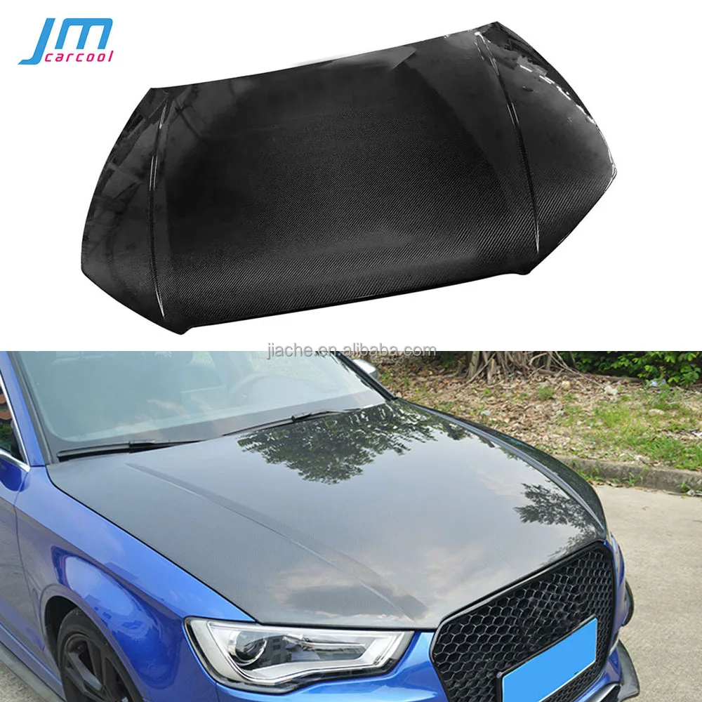 

Carbon Fiber/FRP Front Engine Hood Bonnets engine Covers Car Body Kit For Audis A3 S3 2013 2014 2015 2016 2017 2018