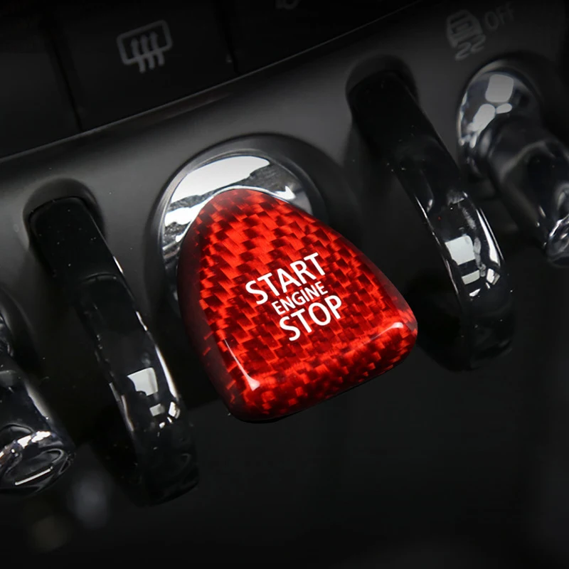 For MINI One Cooper S JCW F54 F55 F56 F57 F60 Car Ignition Start Button Decorative Sticker Interior Modification Accessories