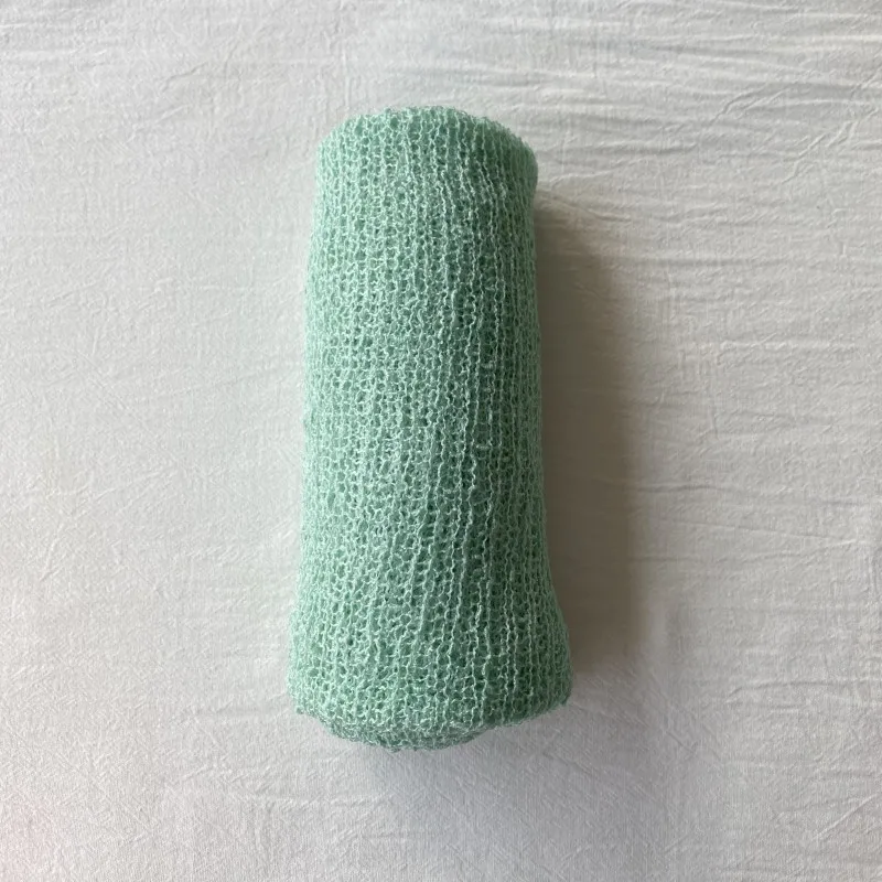 40x150cm 신생아 사진 랩 nb 니트 신축성 랩 신생아 사진 촬영 소품