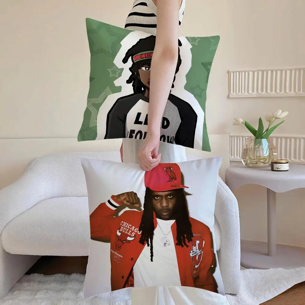 Fashion Wild Unrestrained C-Chief KeefS Cushion Cover Washable Linen Pillowcase Soft  for Daily Sofa Bed Home Room Decor