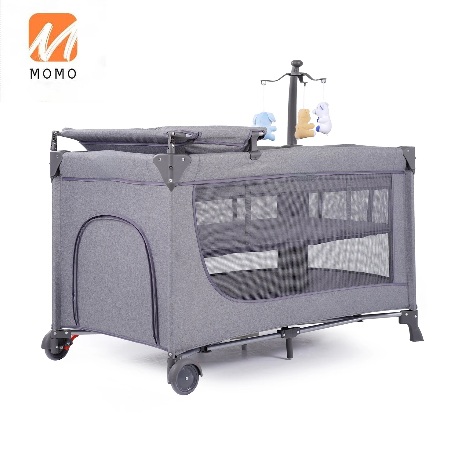 Fashion Design Baby Playpen High Quality Baby Playard Baby Bed 27*27*77CM 1PC/1CTN 13.9KG 14.9KG EVA/PU Metal,150d Nylon