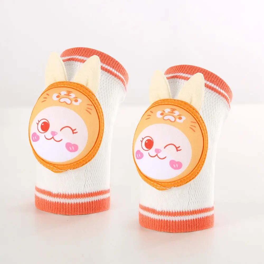 

Износостойкие наколенники из хлопка и спандекса с героями мультфильмов, сетчатые эластичные защитные наколенники для ползания малышей, гетры