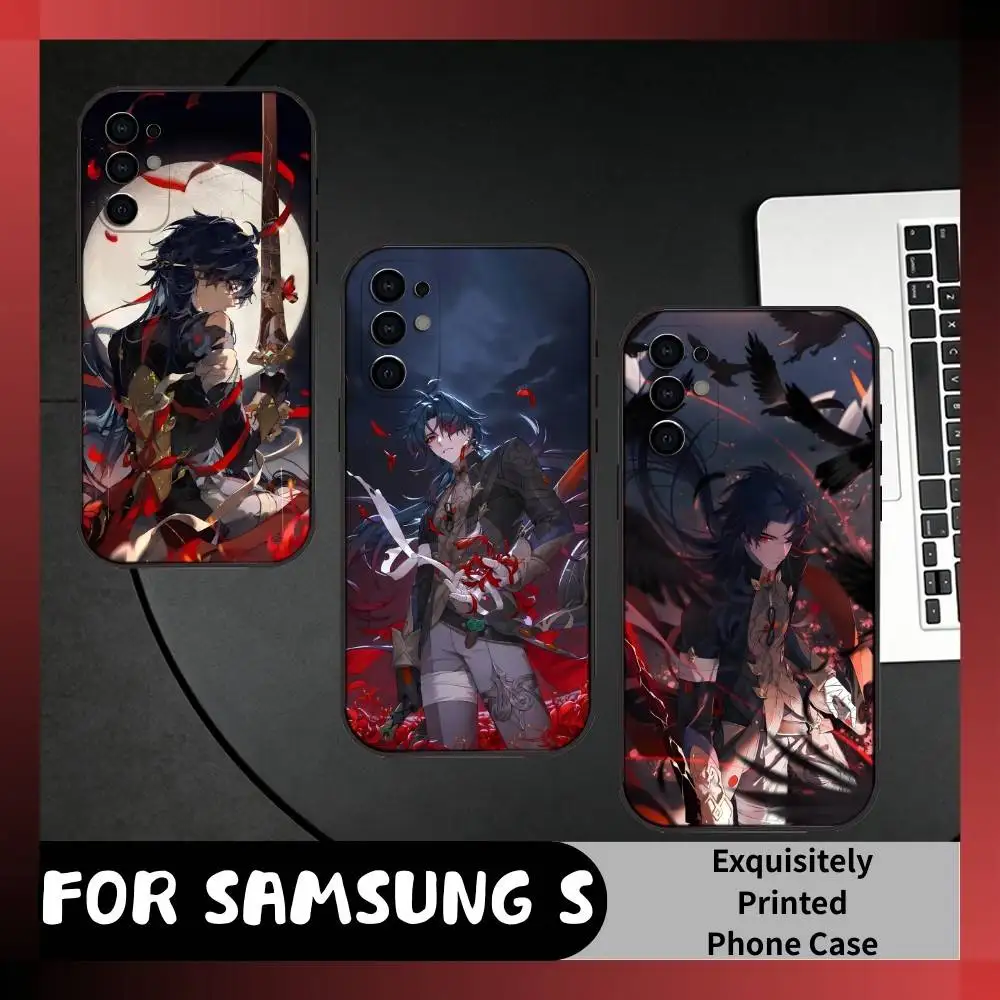 

B-Blade Dark Aesthetic Ying-xing Phone Case For Samsung S25,S24,S21,S22,S23,S20,Ultra,S26,Plus,Fe,Note,5G Black Cover