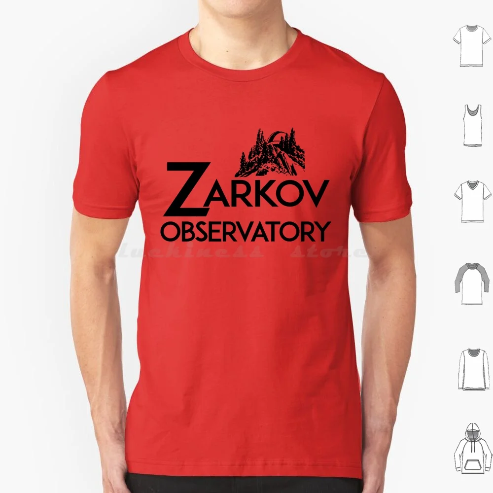 Zarkov Observatory T Shirt Big Size 100% Cotton Gordon Flash Blessed Brian Zarkov Dale Observatory Ted Sam Jones
