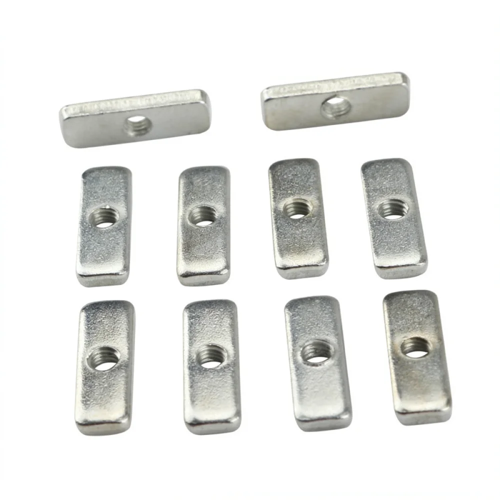 For For Fysetc Voron V0 1 3D Printer Rectangular Shim M3 Aperture Metal Spacer 15x5x2mm Assembly Fastener Maintenance Component