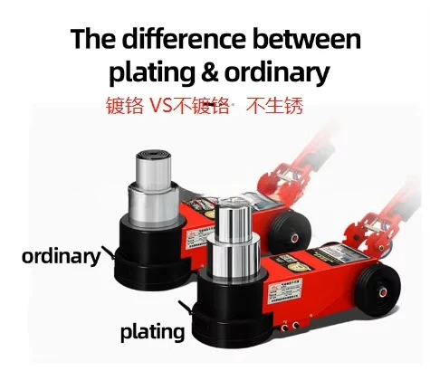 2 Stage Air Pneumatic Jack Chromed Hydraulic Lifting Jack Chromed Pneumatic Oil-water Separator Hydraulic Floor Jack