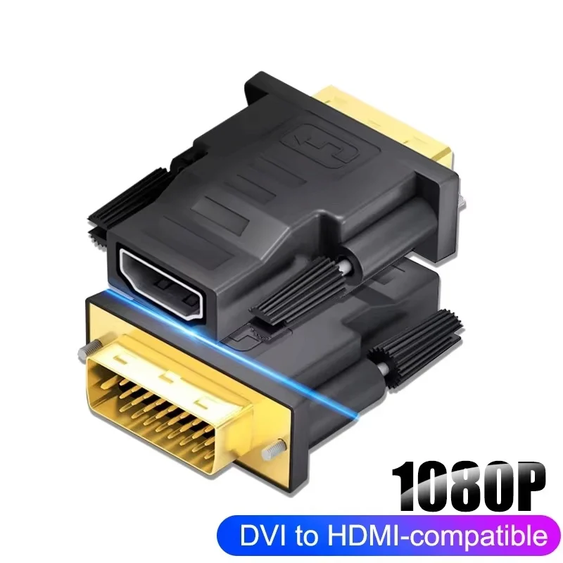 DVI 24+1 to HDMI-compatible Adapter Bi-Directional HDTV to DVI Cable Adapter DVI to HDTV Cable Converter For Monitor TV PS4 Xbox