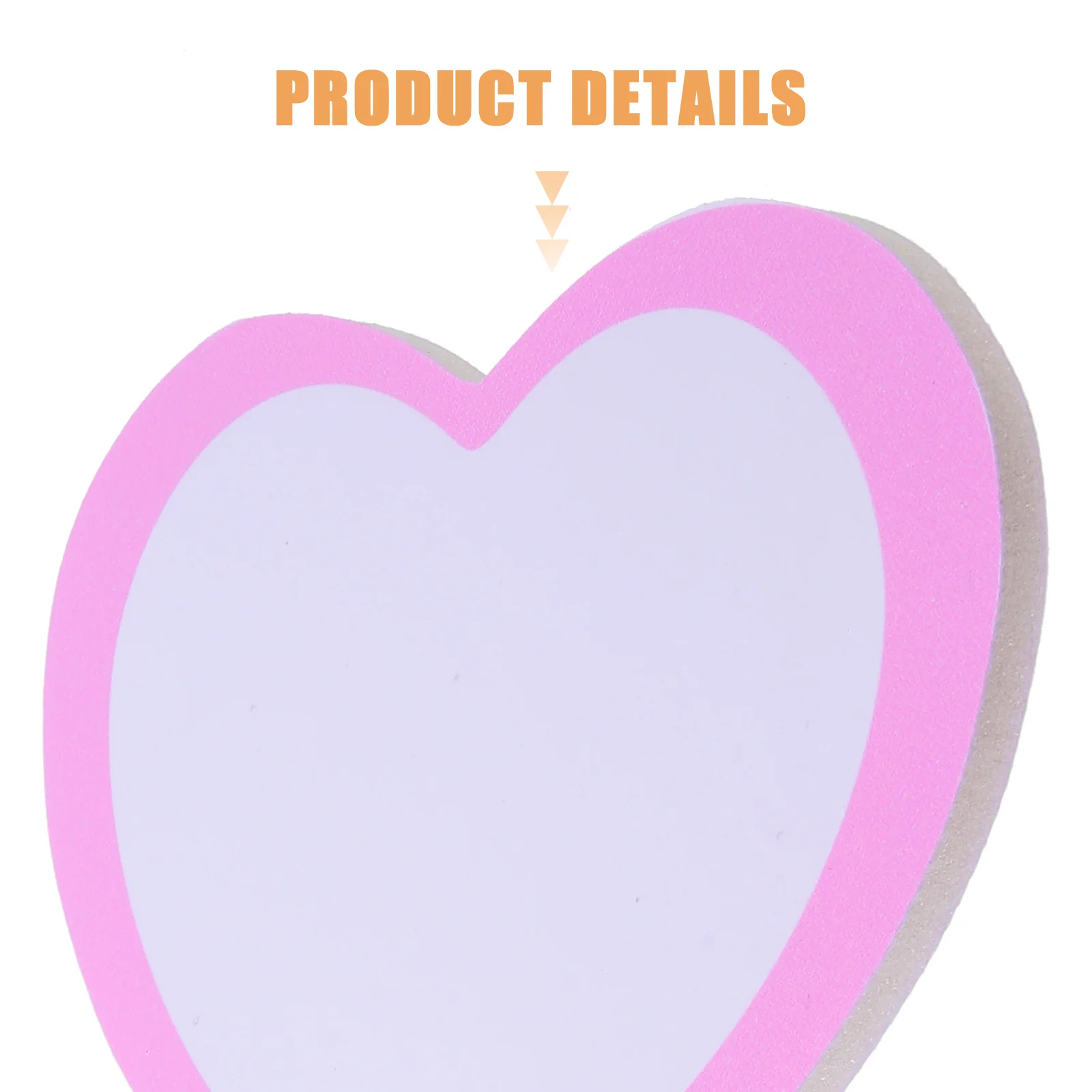 

3pcs Single Sided Whiteboard Paddles Heart Shaped Handheld Dry Erase Board For Auctions Bidding Voting Classroom Match Supply