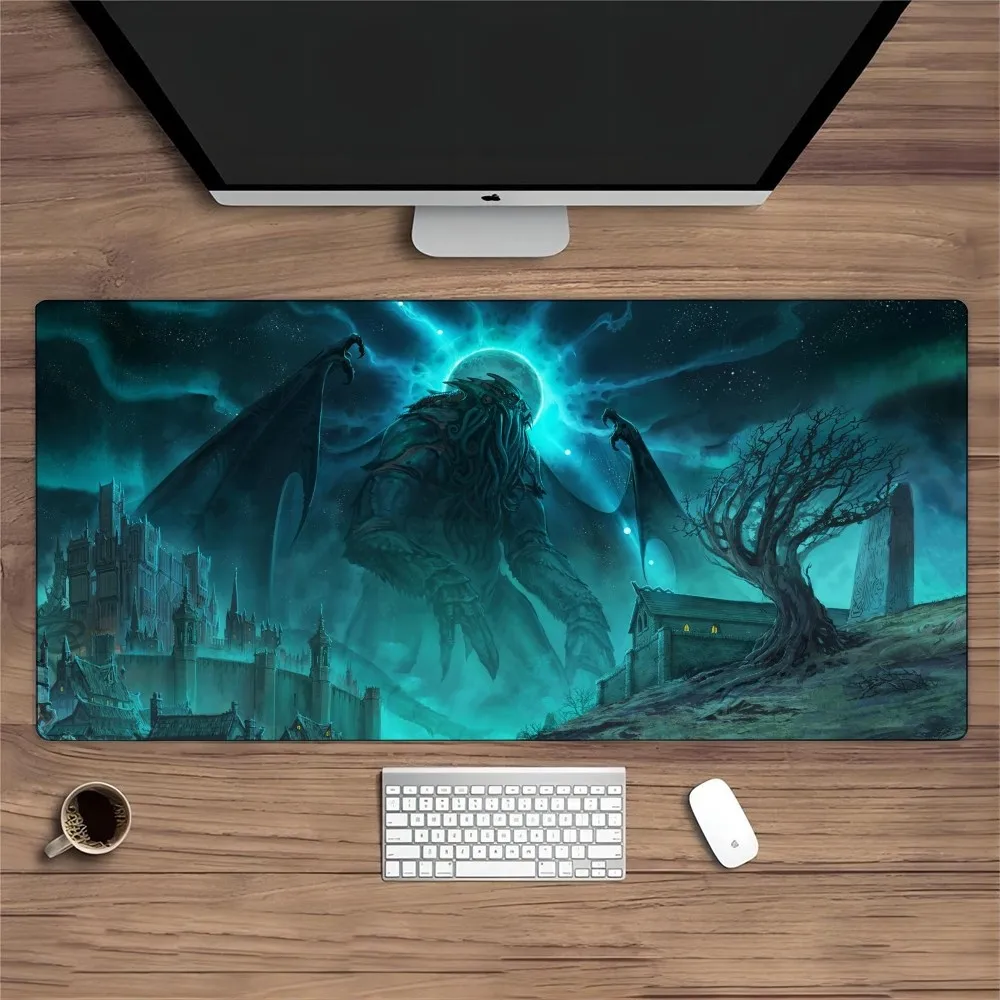 Cthulhu Mousepad Mouse Pad Gamer HD Print Computer Mouse Mat Office Rubber Keyboard Mat