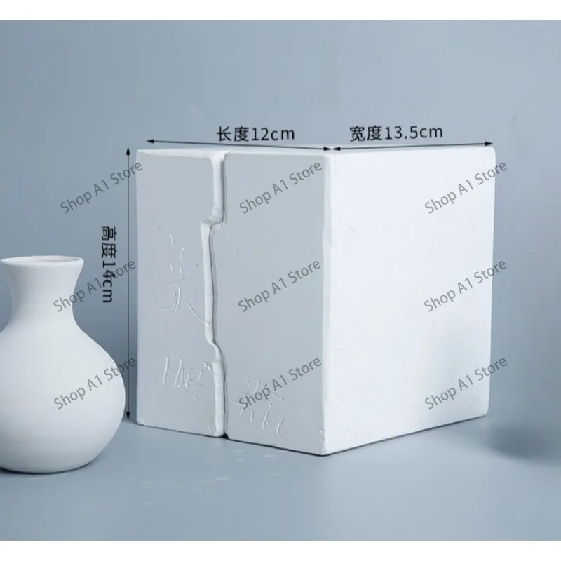 Pottery gypsum mold small vase grouting model Jingdezhen pouring mold tool like leg bottle handmade DIY