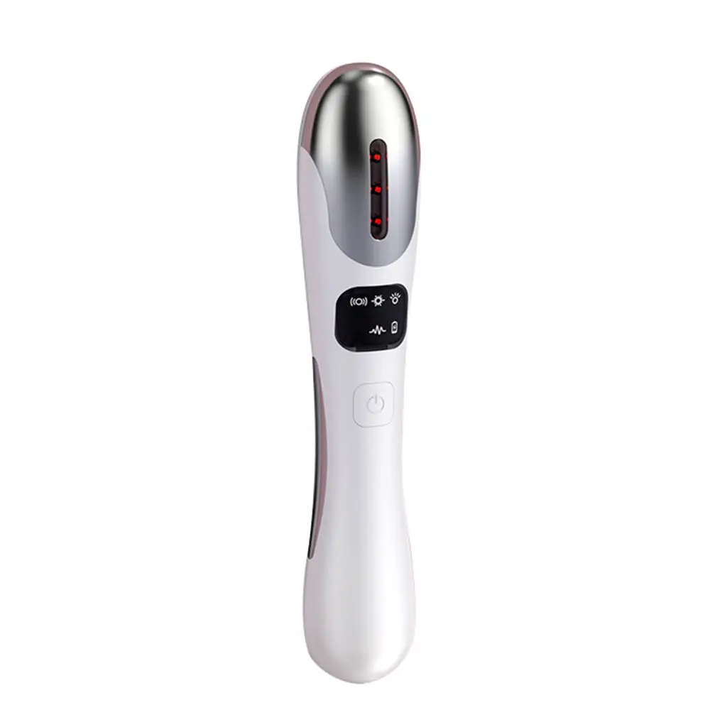 Elektrische vibratie verwarmde oogmassager Ogen rimpelmassagepen
