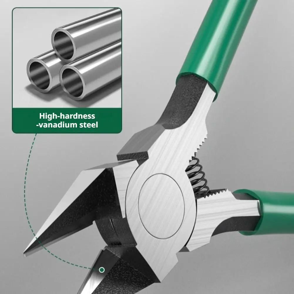 1pcs Ultra-Sharp Flush Cutter Pliers – High Hardness Thin Diagonal For Electricians Cutting Tool Accessories