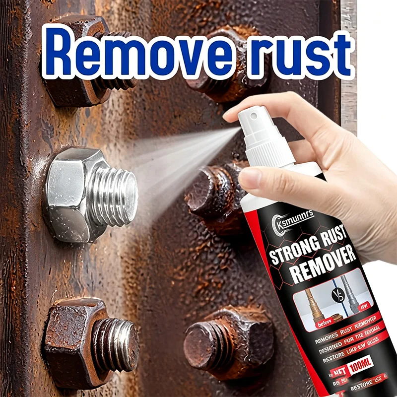 Fast Rust Remover - Powerful Solution Easily Breaks Down Stubborn Rust. Repairs Metal Surfaces on Bolts, Railings