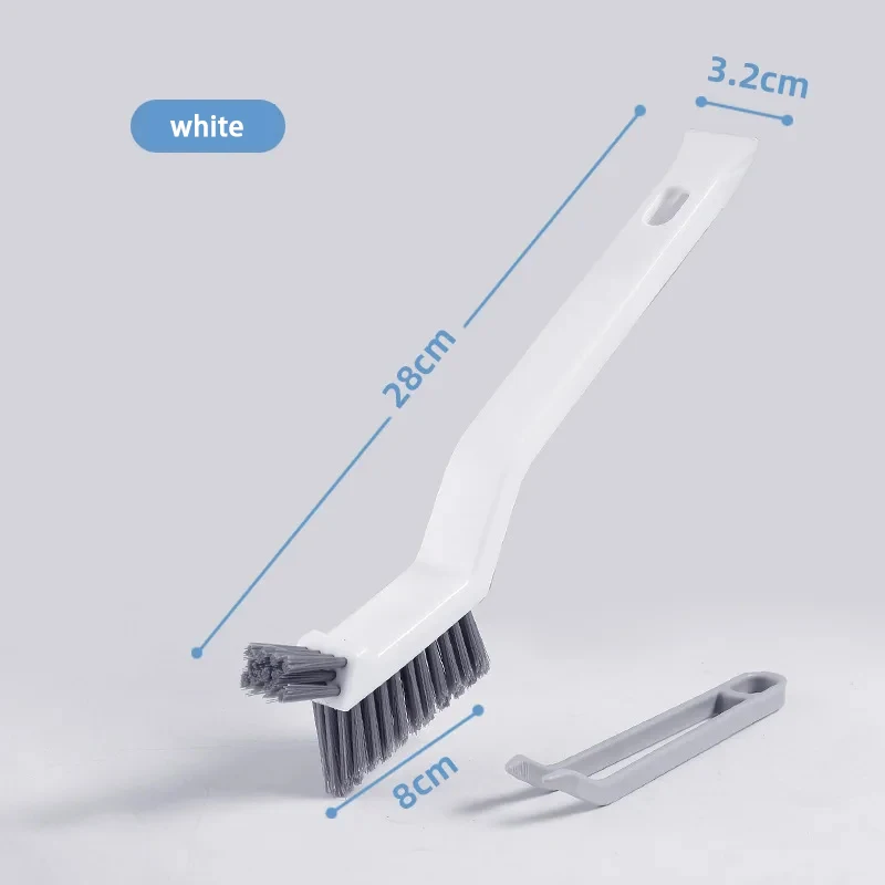 2-in-1Multipurpose Bathroom Tile Floor Gap Cleaning Brush Window Groove Brush Convenient Household Corner Cleaning Tools