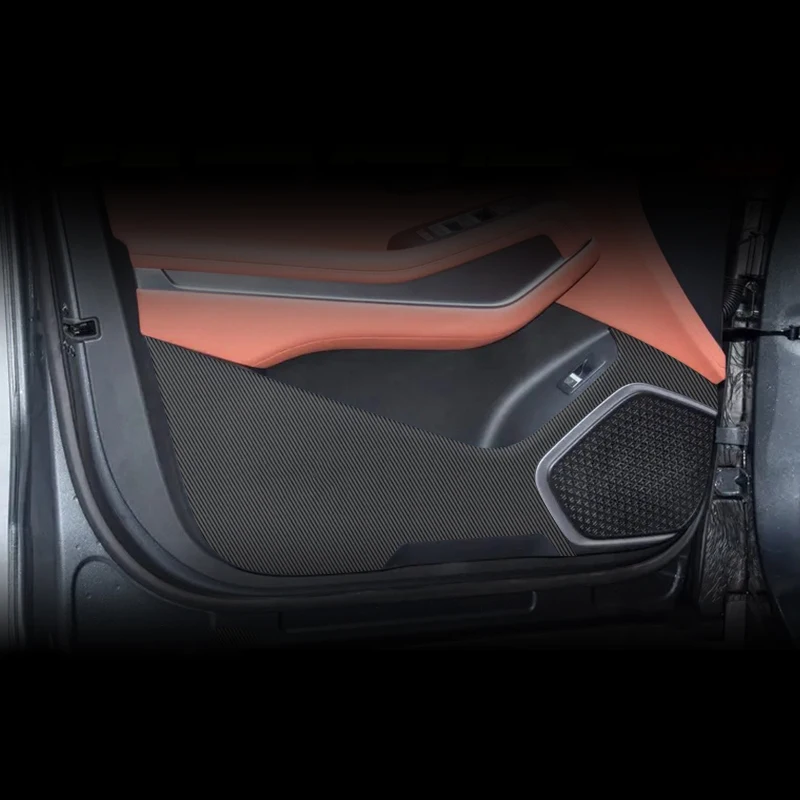 

For BYD Atto 8 Sealion 8 Tang L 2025 2026 2027 PU Leather Car Door Anti Kick Pad Protection Stickers Cover Protector Trim Film