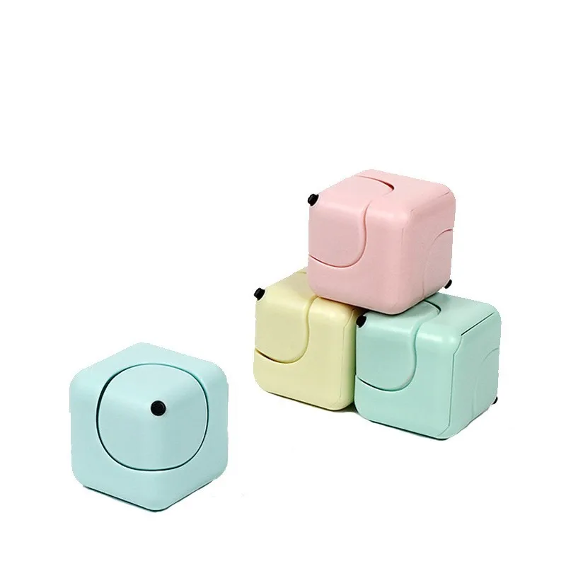 Macaron Fidget Spinner Toy Anti Stress Cube Gyro Hand Spinner New Infinite Cube for Children Adults Anxiety and Stress Relief