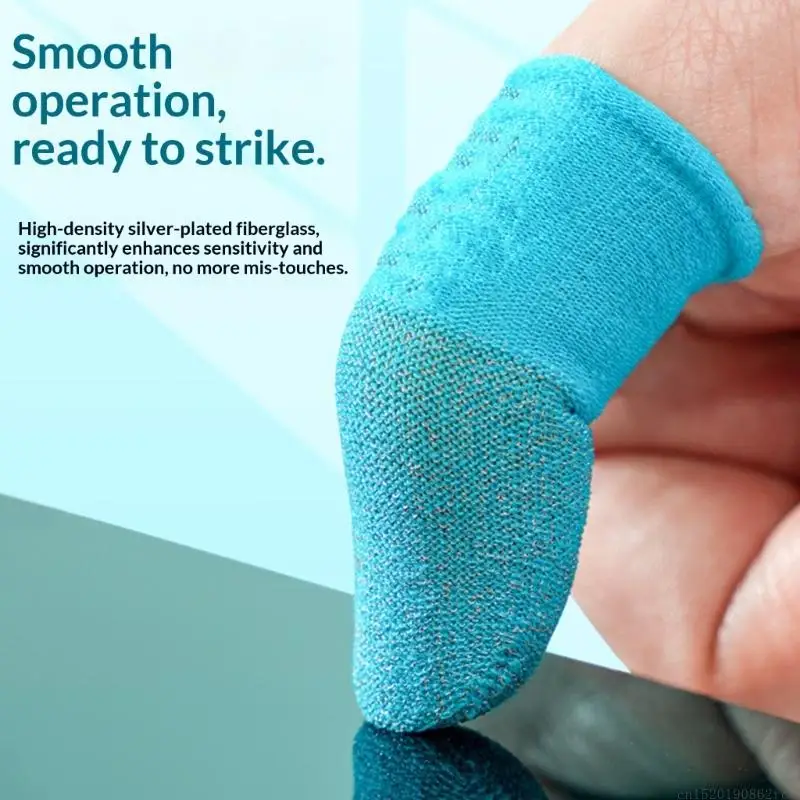 D5BB Gaming Finger Sleeves Providing Precise Touch Response And Night Visual