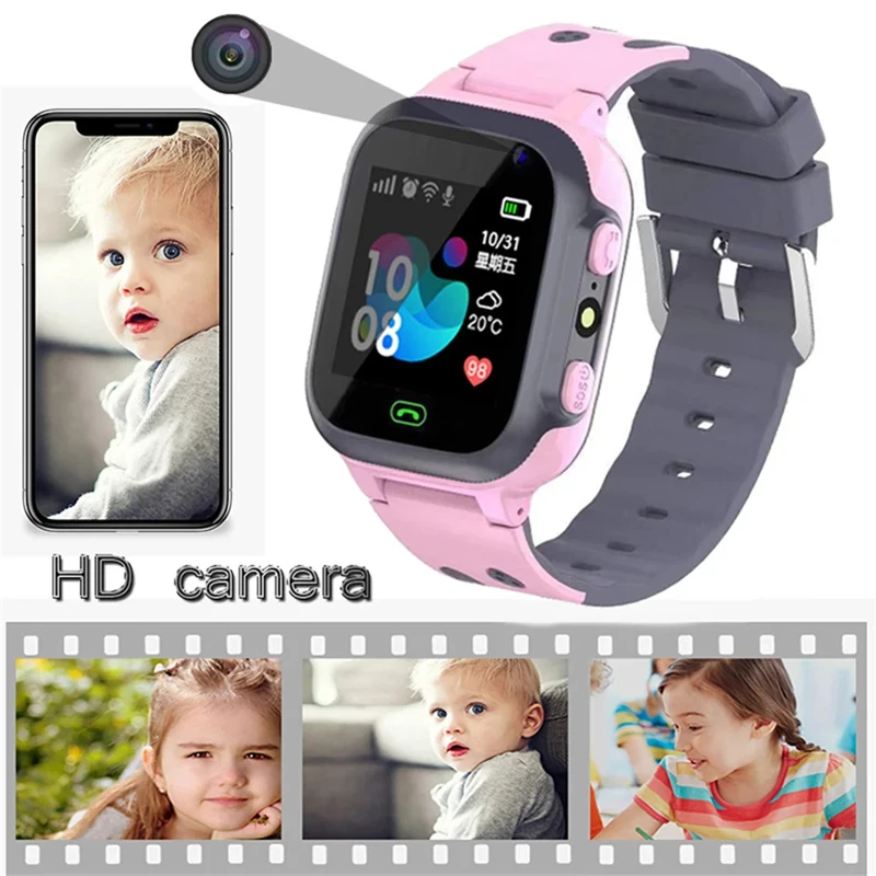 Xiaomi New S1 Kids Smart Watch 2G Sim Card Smartphone Waterproof Antil-lost LBS Location Tracker Touch-screen Birthday Gifts