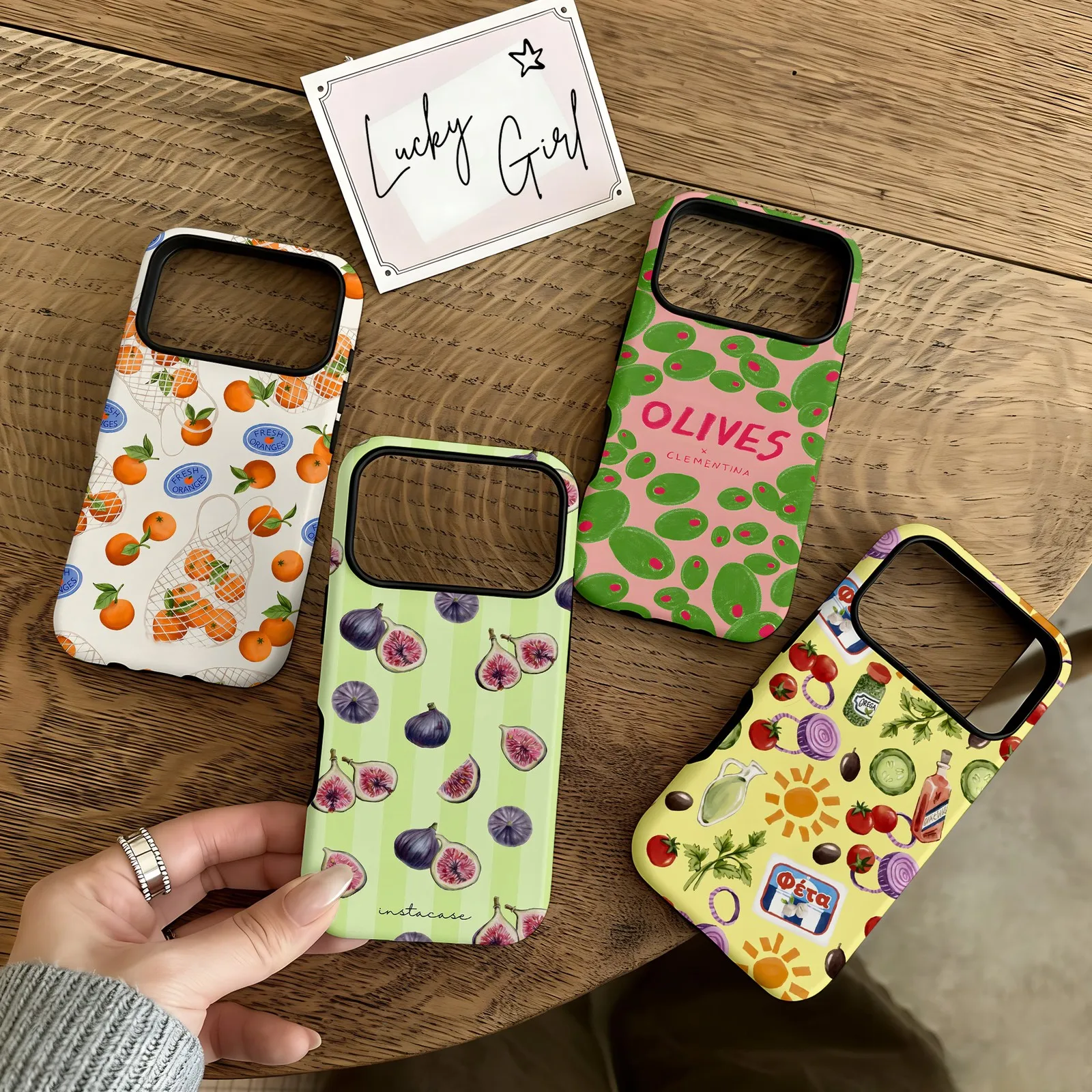 Vibrant Fruit Print Phone Case for Samsung Galaxy S20 S22 S23 S24 S25 S26 FE Plus Ultra Edge 4G 5G Luxury Double-layer