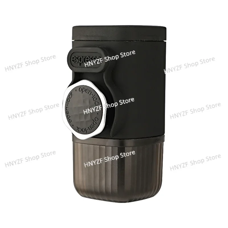 Portable hand-pressed coffee machine Italian capsule coffee powder