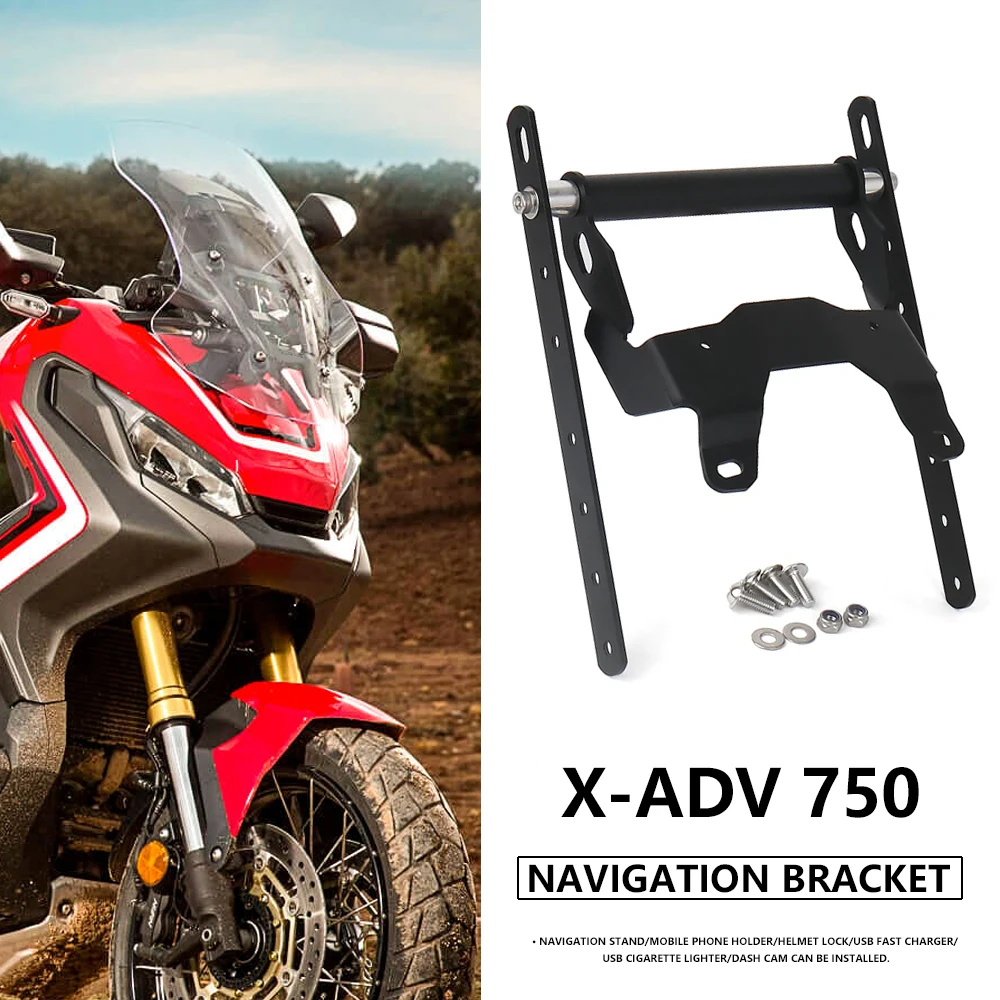 

New Motorcycle Accessories Windshield Forward Moving Bracket Adjustable Navigation Bracket For Honda XADV750 XADV 750 X-ADV 750