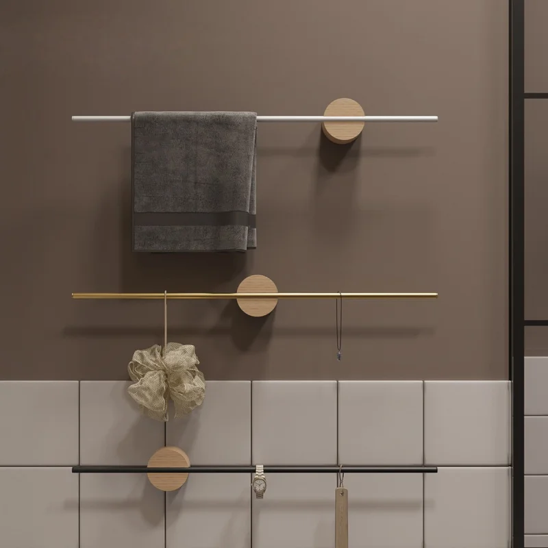 Black Bathroom Towe… - image