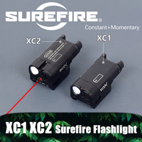 Tactical SureFire XC1 XC2 Flashlight Upgrade Metal Pistol Scout Torch Airsoft Weapon Gun LED Light Glock 17 18 19 Fit 20mm Rail