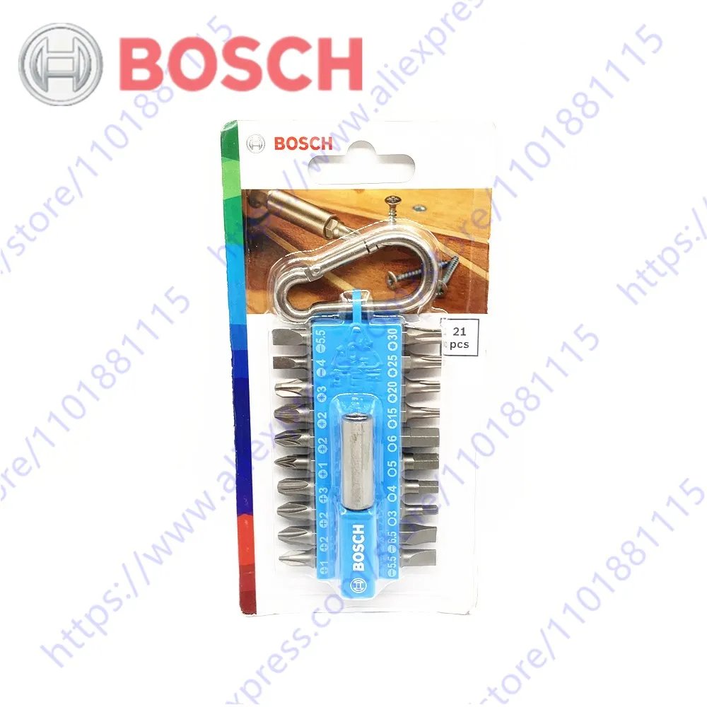 BOSCH 21pcs screwdriver bit set with snap-hook DIY Accessories Tools for Home & Garden Snap-Hook Screwdriver Bit Sets