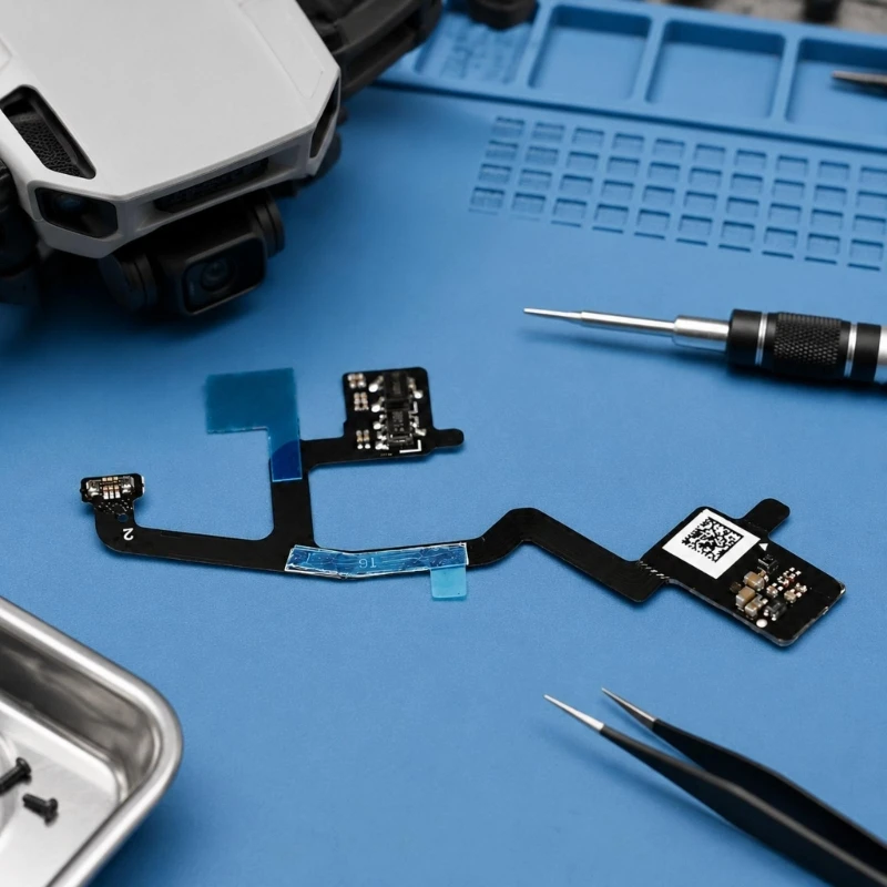 Guide‌ Ribbon Cable Replacement for Drones, Black Routed Circuit Assembly for Replacing Damaged Cable During Equipment D2RC