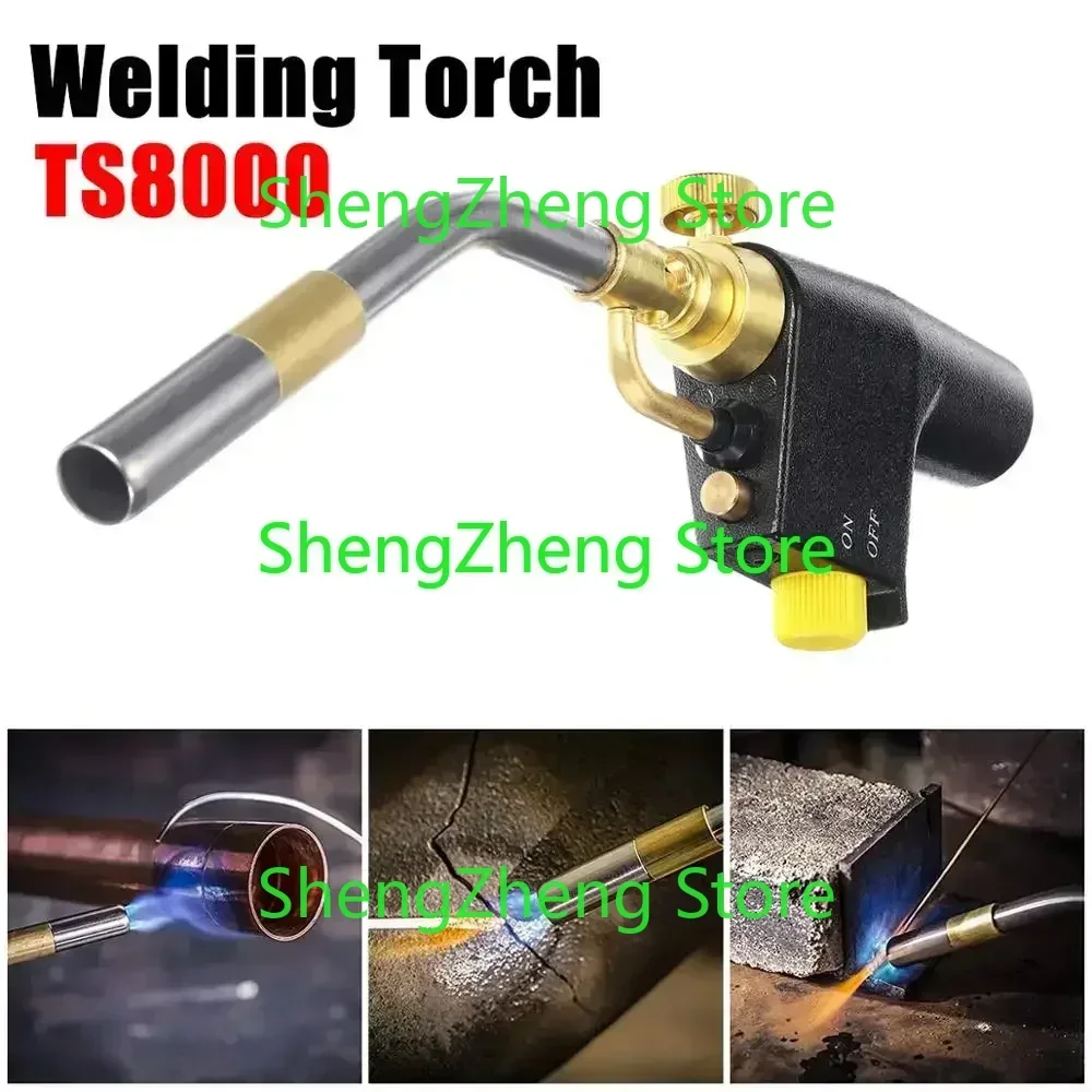 

TS8000 Bernzomatic Style Blow Torch Kit Brazing Soldering Mapp Gas Map Propane